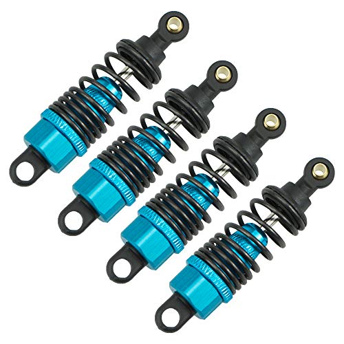 4pcs Aluminum 102004 122004 Shock Absorber Front Rear for 1 10 RC Car Parts Blue