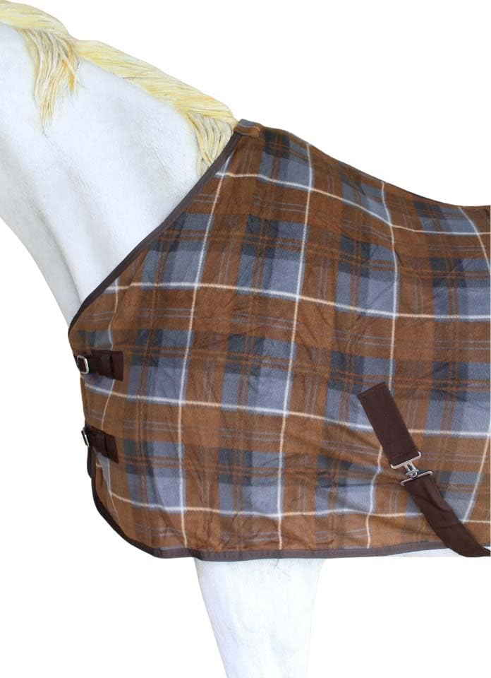 Image of Challenger Horse Polar Fleece Cooler Exercise Blanket Wicks Moisture Winter 43EE12