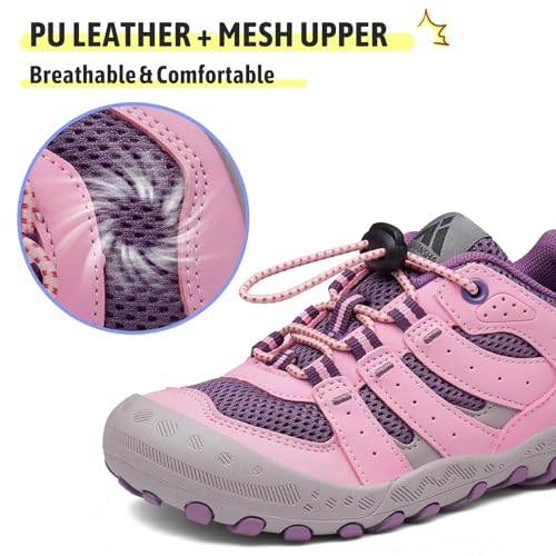 Mishansha Kids Hiking Boots for Toddlers Anti-Collision Non-Slip