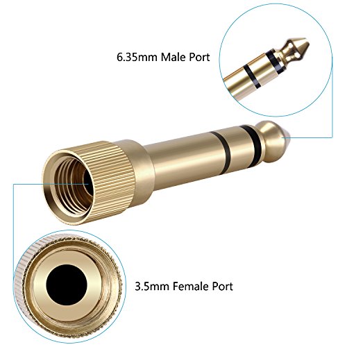 Neewer Cuffie da Studio Monitor - Cuffie Dinamiche Girevoli con Driver “Loudhailer” 45mm, 3 metri di Cavo, 6.35 mm Adattatore per PC, Telefoni Cellulari, TV (NW-3000)