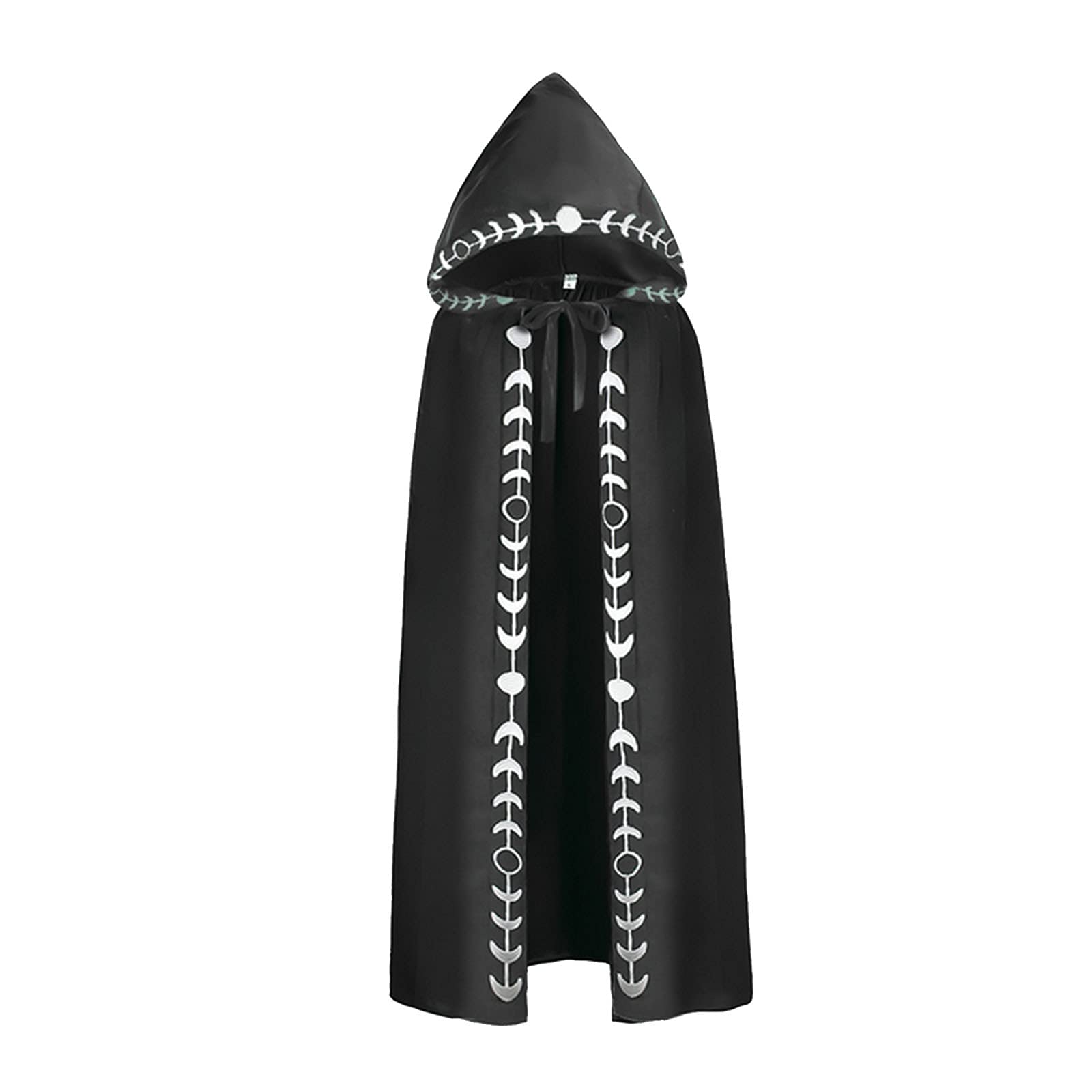 Cape Capuche Brodée Halloween Cosplay Unisexe