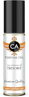 CA Perfume Impression of Tresorit for Women Fragrance Oil Amber Floral Scent Long Lasting Perfumes for Women Travel Size TSA Ready Mini Parfum Body Oil Roll-on 0.33 Fl Oz 10ml