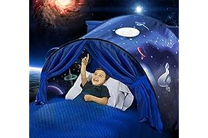 Dreamy Starlit Haven: Twin Bed Tent for Imaginative Adventures
