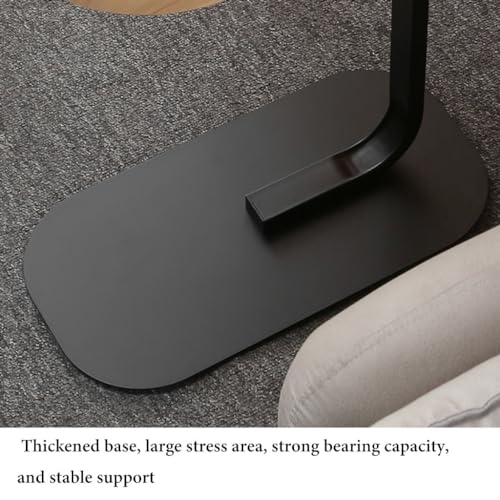 Mesa auxiliar ovalada con escritorio de madera y centro decorativa para dormitorio 5