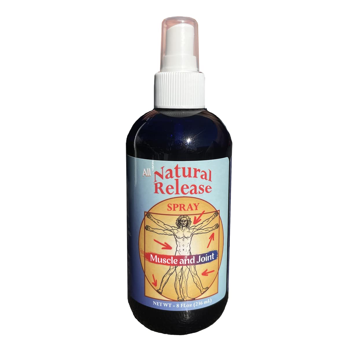 Four Oaks Farm Ventures, Natural Release Muscle & Joint Spray for Humans - for Sore Back/Knees/HIPS, Night Cramps, Aches, Strains, Discomfort - Fast
