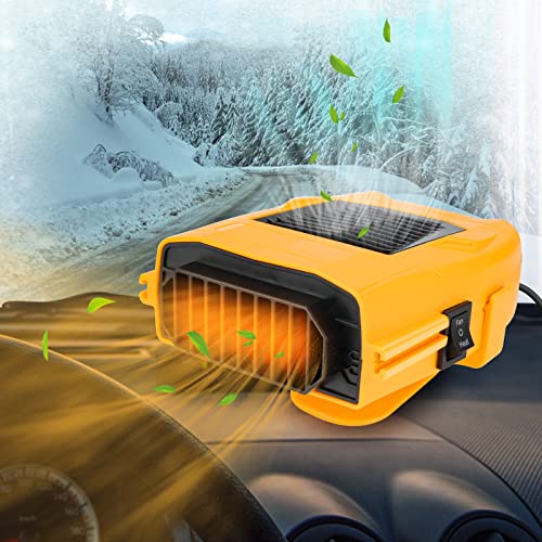 【Facile installazione】È sufficiente posizionare il defogger per auto sul cuscinetto antiscivolo o fissarlo in un luogo adatto con il nastro biadesivo (incluso), regolare facilmente l'angolazione preferita e collegare la porta dell'accendisigari dell'auto. Rende il viaggio più confortevole. Viene fornito con una staffa girevole che può essere regolata e facilmente guidata come una bocchetta di ventilazione dell'auto, in modo da poterla regolare all'angolazione desiderata.