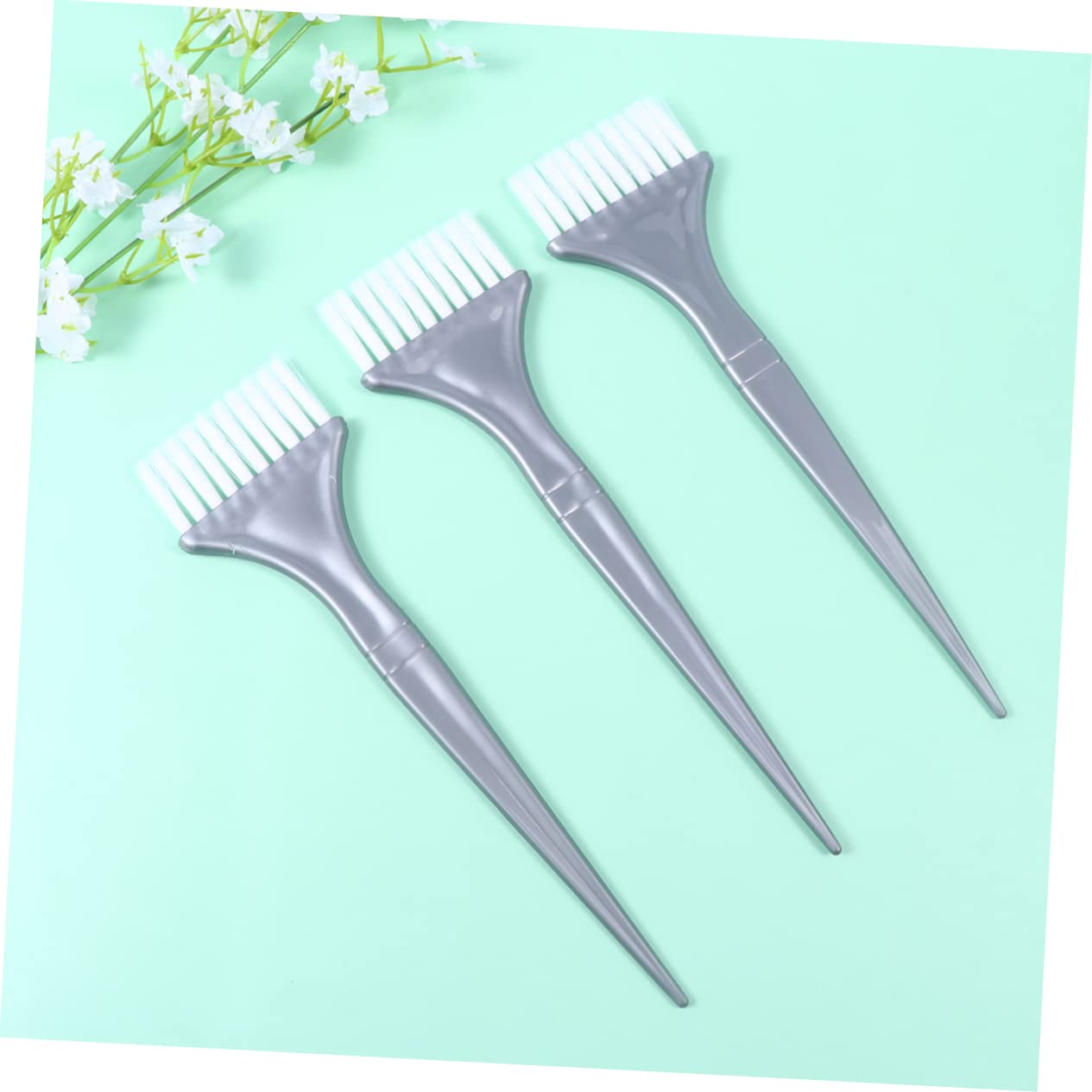 10pcs Hair Dye Comb Nylon Bristles Applicator Hair Coloring Brush Professional Salon Brush for