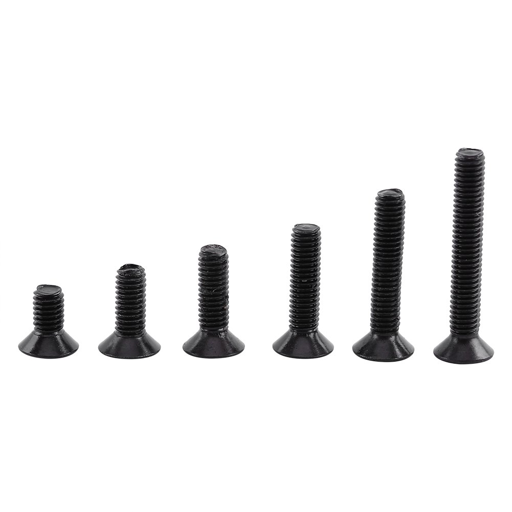 Kit de 120 Pièces M3 en Acier Carbone - Vis à Six Pans Creux Tête Cylindrique Écrou Hexagonal - 6/8/10/12/16/20 mm