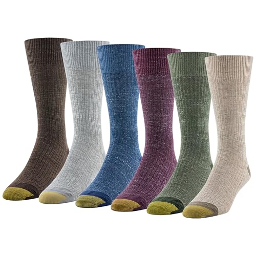 GOLDTOE Men's Stanton Crew Socks