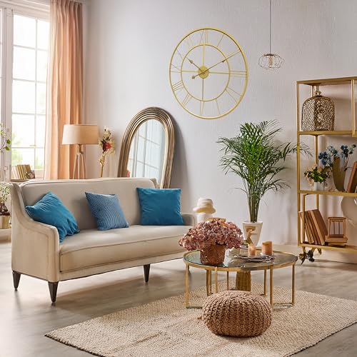 Horloge murale en métal Technoline WT1618 pour habiller un grand mur vide - 4