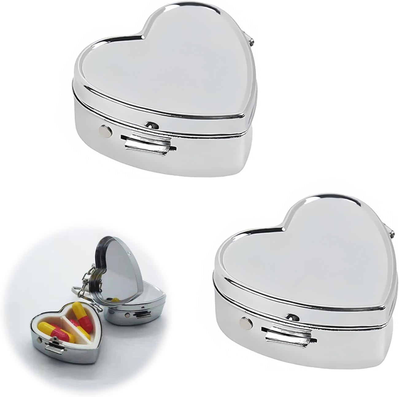 Amazon.co.jp: FGHUDSG ピルケース キーホルダー 薬ケース 携帯用