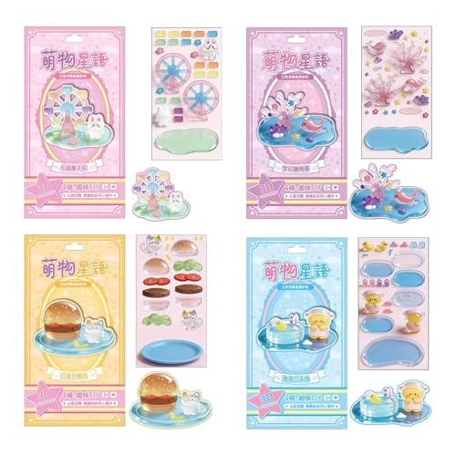 Pegatinas apilables con relieve DIY para personalizar manualidades infantiles 2