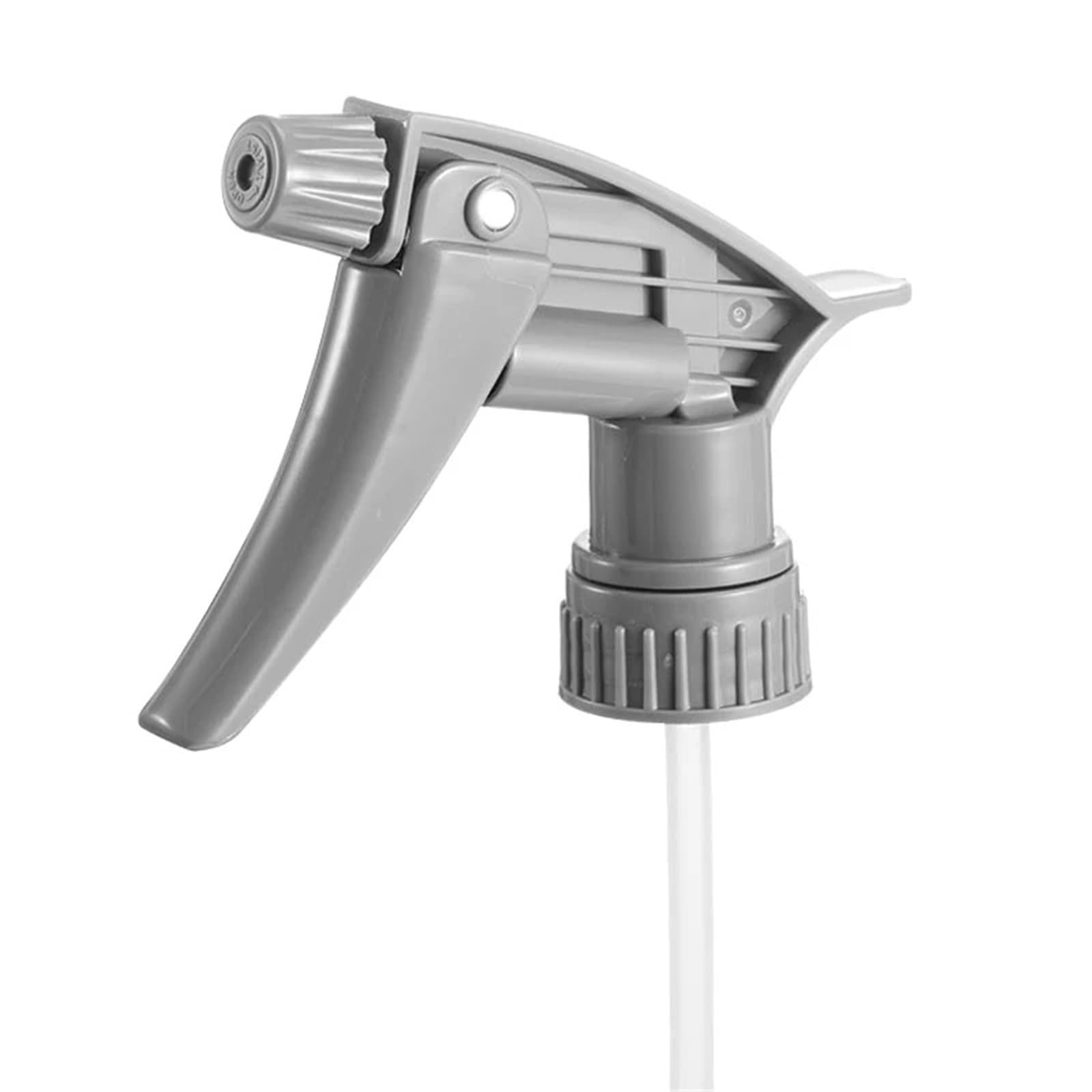 LCANALLYMS Spray bottle nozzle, 10pcs Adjustable Trigger Sprayer Heavy Duty Head Acid And Alkali For Auto Detailing Car Cleaning Home Garden(Grey)