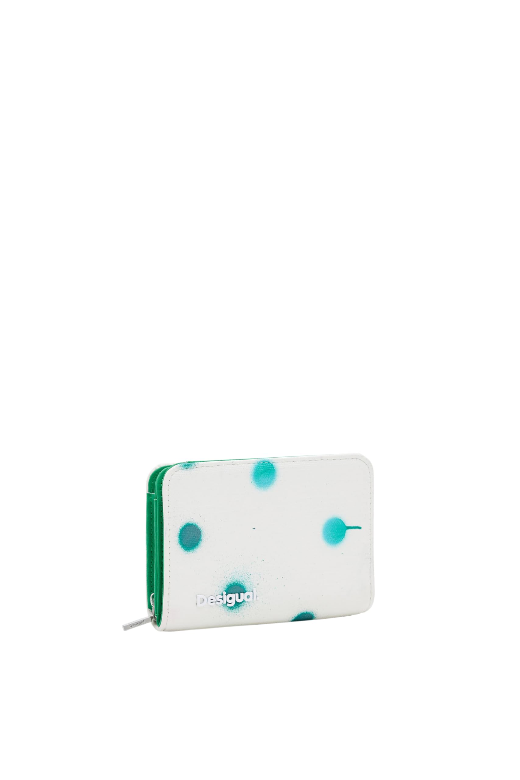 Desigual Women's Accessories Pu Small Wallets, White, 24SAYP11, Accessories Pu Small Wallets
