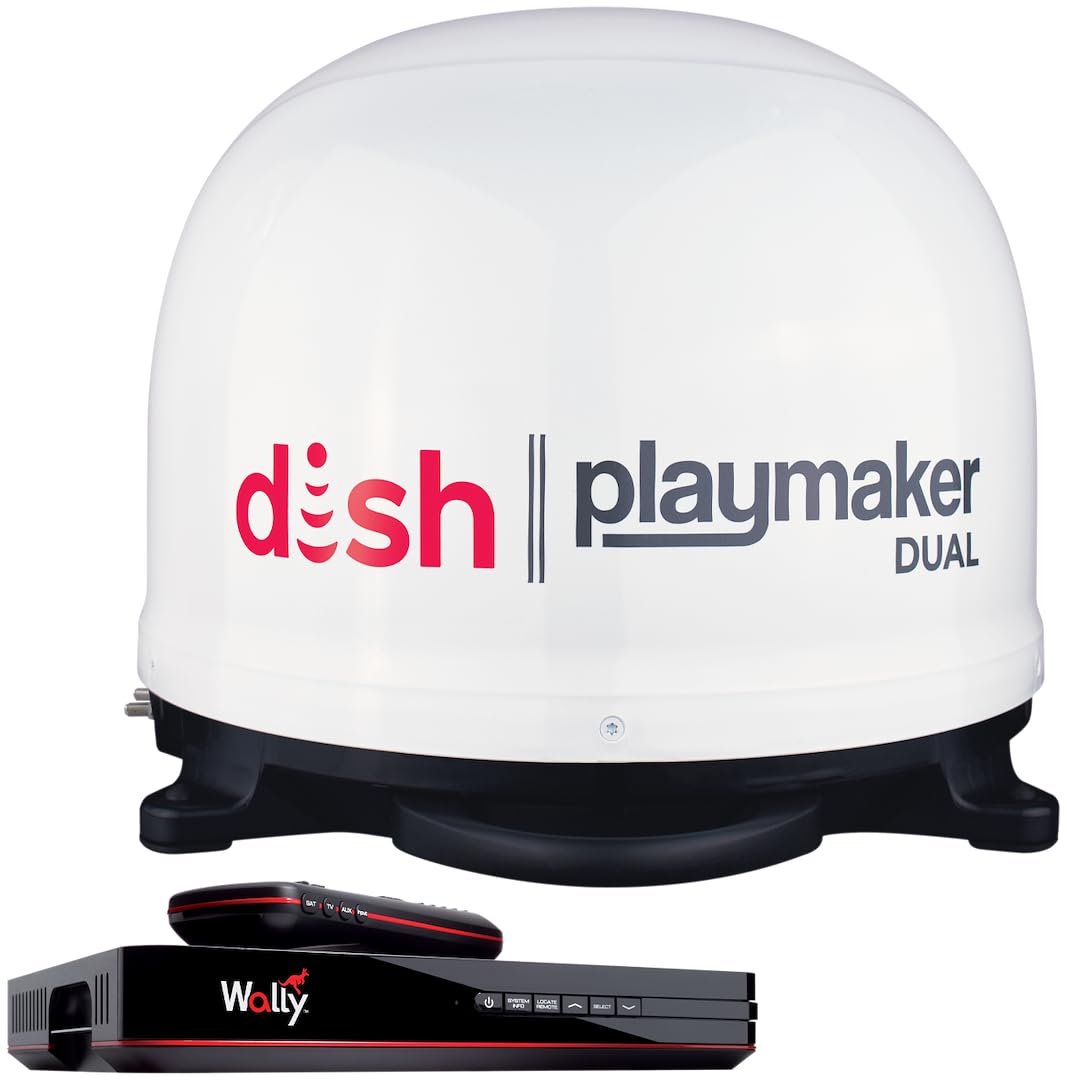 Antenne satellite automatique motorisée Dish Playmaker blanche compacte - 2