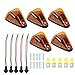 FSBCGT 5PCS Amber Cab Roof Marker Lights, Amber Top Clearance Running Lights Compatible with Ford 1999-2016 E150 E250 E350 E450 F150 F250 F350 F450 F550 Super Duty Pickup Trucks SUV