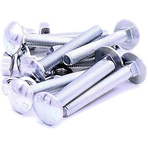 M8 Cup Square Carriage Bolt & Nut Cover