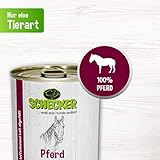 Schecker Nassfutter - 100% Pferd pur - getreidefrei - hypoallergen - echte, Reine Qualitätsware 48 x 410 g