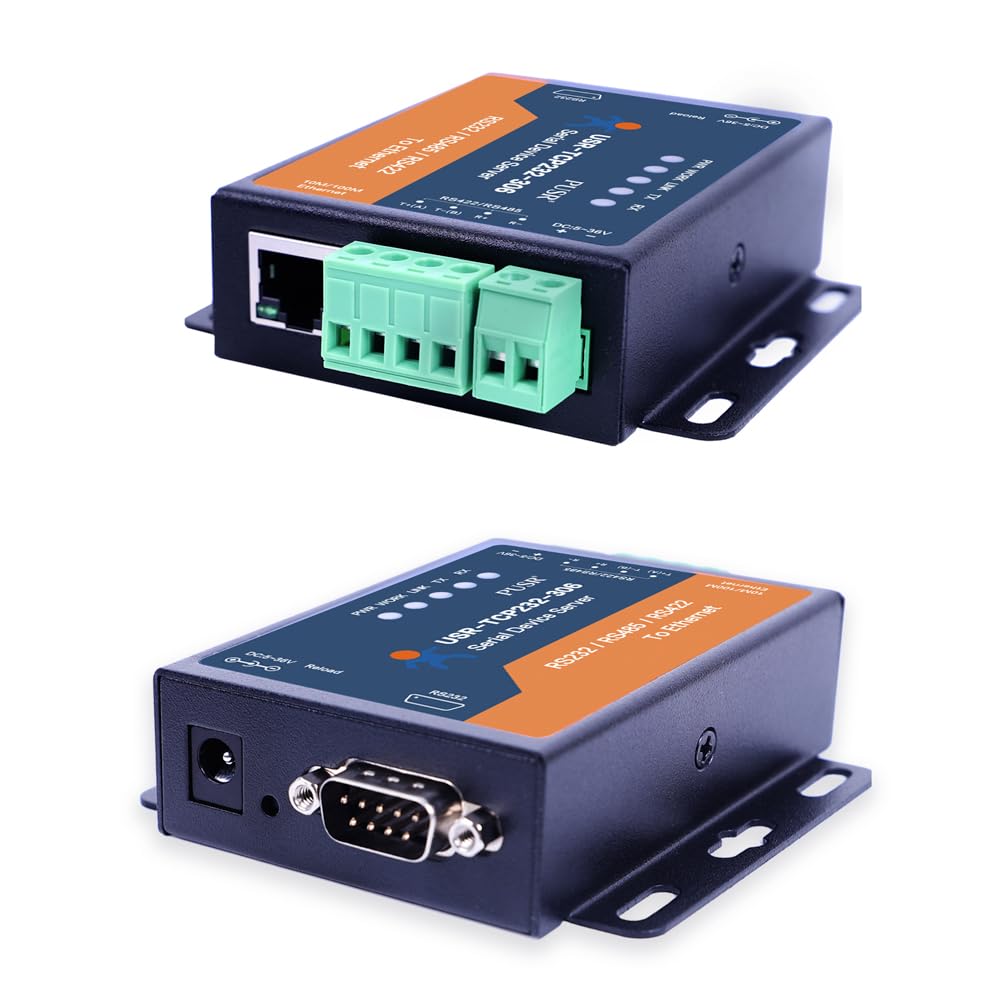 RS485 RS232 RS422 zu Ethernet Modbus RTU zu TCP Modbus Gateway Serial to Ethernet Bidirektional Transparent Datenübertragung Watchdog Protection USR-TCP232-306