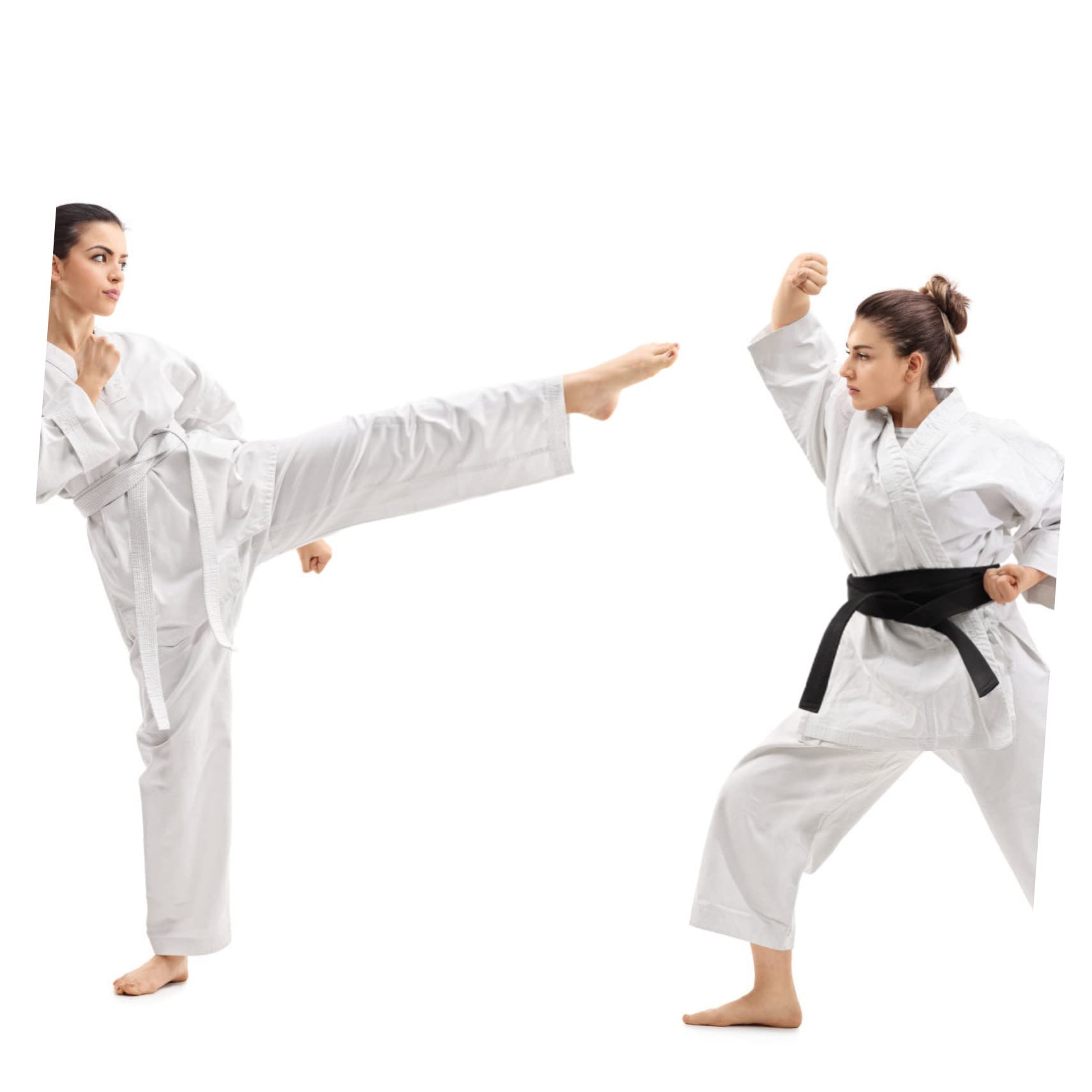 CALLARON Divisa Taekwondo Uomo in Poliestere Bianco, Cintura Elastica e Pantaloni Coulisse per Allenamento e Competizione