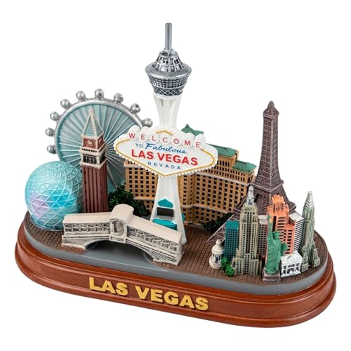 Estatua Miniatura Skyline de Las Vegas 5.5 pulgadas miniatura 4