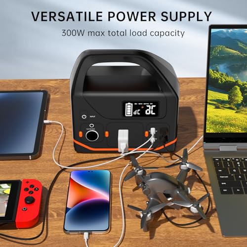 Portable Power Station, 266wh Power Generator 300W Lithium Battery, Power Station for Camping, Home Use, Outdoor, Emergency Backup With 110V Pure Sine Wave AC Outlet 3 AI VOLT Generator Website 51a7K3WOIiL. SL500 AI VOLT Generator Website