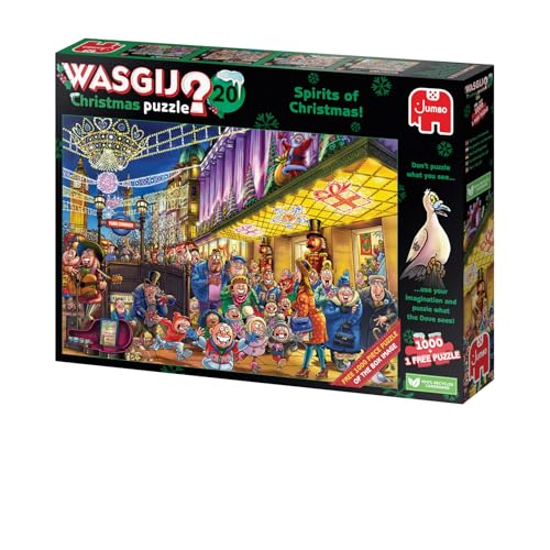 Wasgij Christmas 20, Spirits of Christmas, 2 x 1000 Piece Puzzles, Festive Fun Set of 2 Adults Jigsaw Puzzles - Image 4