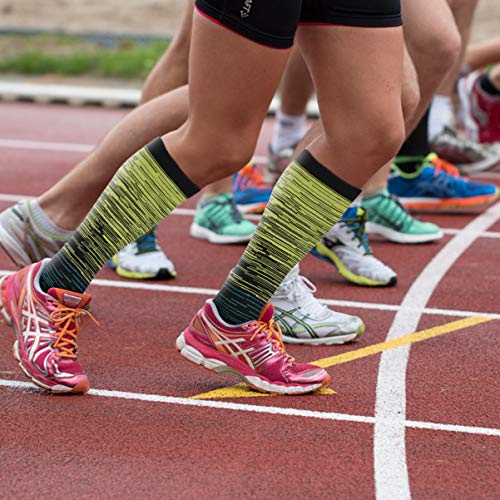 EXCEART Meias de CompressÃ£o Meias AtÃ© O Joelho Meias RespirÃ¡veis â€‹â€‹Para Mulheres Correndo Ede