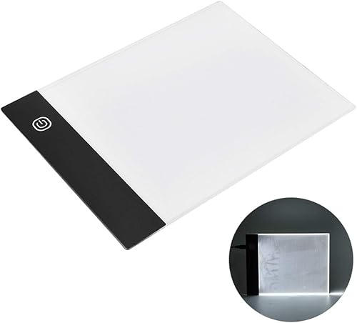 Miniatura 3 de Caja de luz para libros Flip A5, LED de dibujo a mano, A6 niños USB Flip Book Flip Book Art Board Ultra Thin Paper A6 Kit de luz Set Pintura Arte