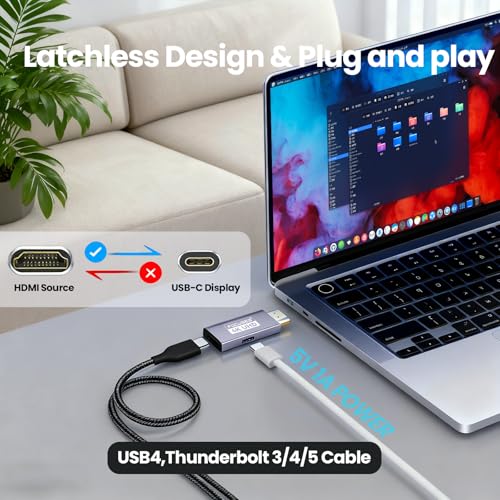 Adaptador HDMI a USB C Focuses 4K 60Hz miniatura 5