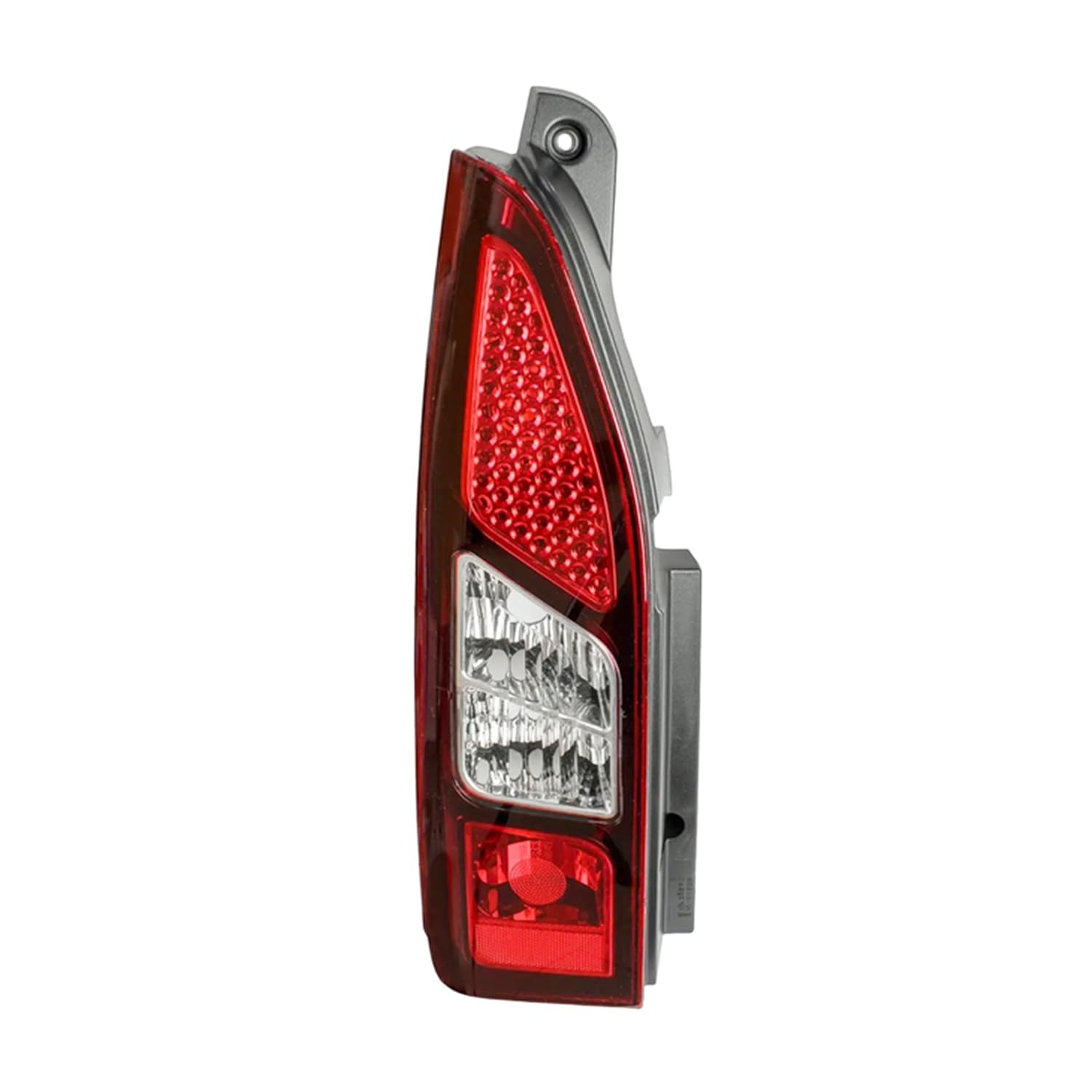 Generisch Feu arrière gauche côté conducteur feu arrière vertical arrière certifié E compatible avec Citroën Berlingo (2012-2019) Peugeot Partner Tepee (2012-2019) 9677205180