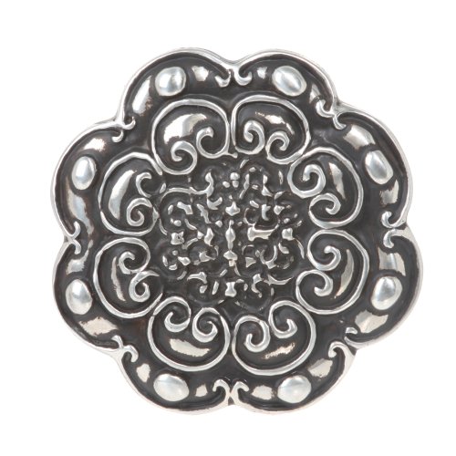 Boucle de ceinture fleur ronde pour remplacer une boucle cassée
