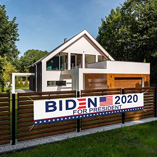 Tifeson Large Biden President 2020 Banner Outdoor Decorations - 98\" x 18\" Biden Harris for President 2020 Banner Sign - Yard, Advertising, Outdoor & Indoor Hanging Decor