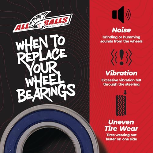 All Balls Racing Wheel Bearing Kit 25-1492 Compatible with/Replacement for Honda CBR1000RR 2004-2007, CBR600RR 2003-2006