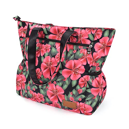 Image of CLOUDMUSIC Shoulder Tote Bag For Nurses Teachers Work Gym Travel Beach Women With Large Capacity Waterproof