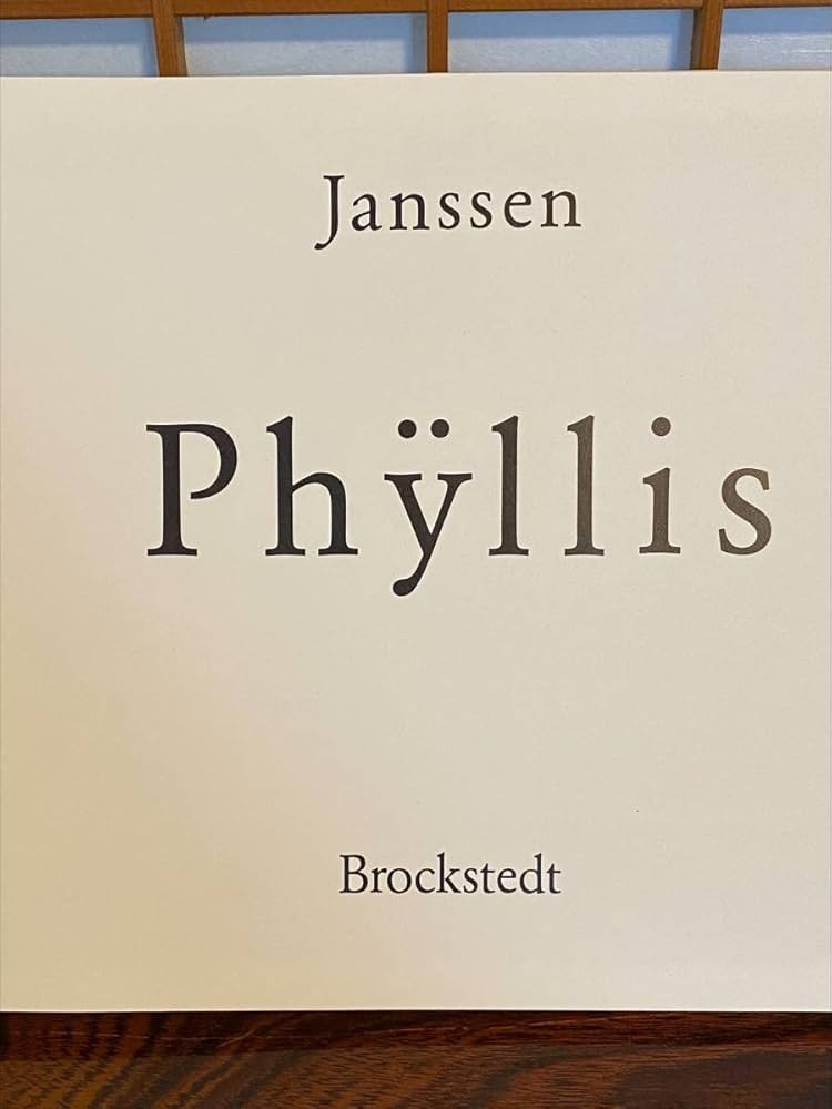 画集 Phyllis フュリス　Horst Janssen　ホルスト・ヤンセン ホルスト・ヤンセン画集 フュリス Phyllis Horst Janssen