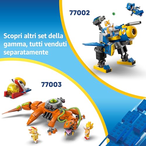 Sonic Duello al Falò di Sonic, Giochi d'Avventura per Bambini e Bambine da 7 Anni in su con Personaggi del Videogioco tra cui 2 Robot Giocattolo, Idea Regalo di Compleanno per Gamer 77001 - Lego - Immagine 9