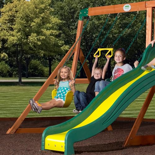 Backyard Discovery 55010B Tanglewood All Cedar Wood Playset Swing Set thumb #5