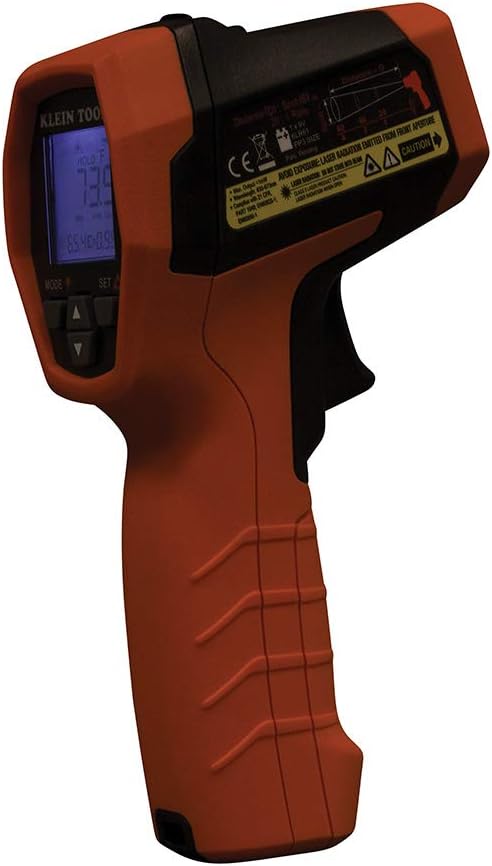 Fеаturеd Prоduсt Klein Tools IR10 Infrared Thermometer, Digital Thermometer Gun with Dual Targeting Laser, 20:1 Tор Rаtеd Klein Tools IR10 Infrared Thermometer, Digital Thermometer Gun with Dual Targeting Laser, 20:1