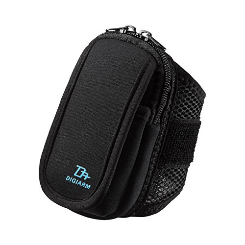 サンワサプライ アームバンドスポーツケース(Sサイズ・ミュージックプレイヤー用・ブラック)