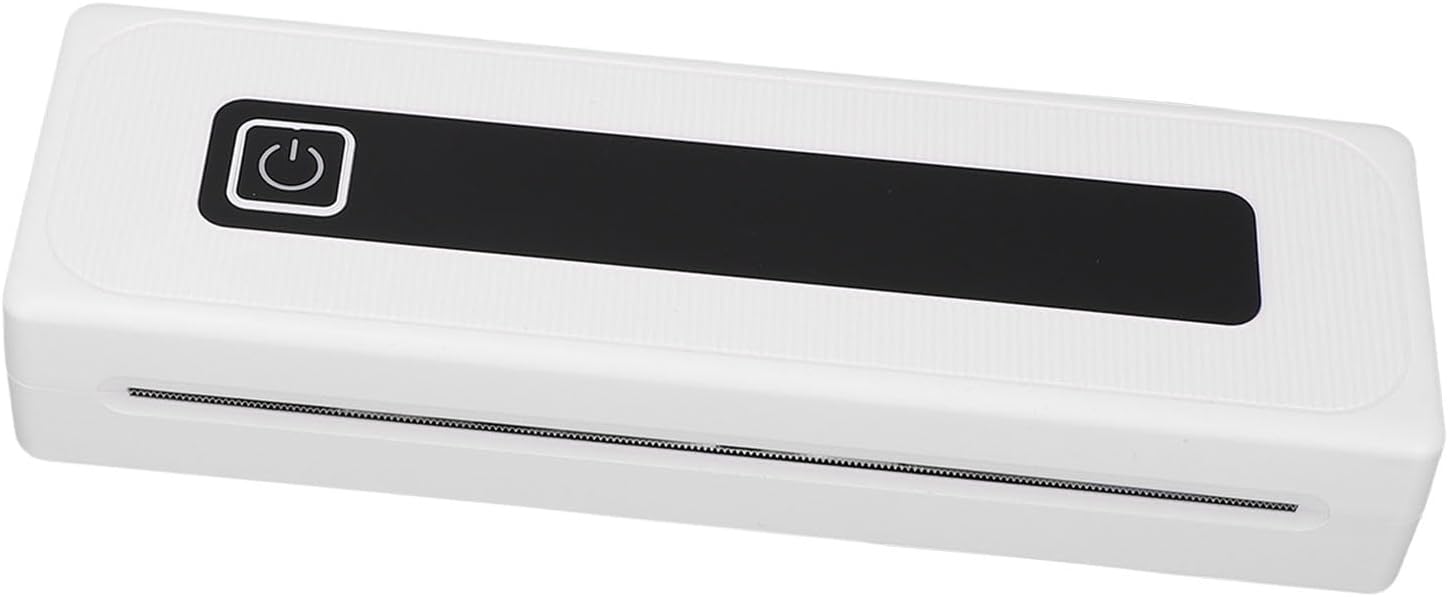 Eujgoov Portable Printer Wireless for Travel, Thermal Inkless Printer Supports 2.24in to 8.5in Paper, Compatible with iOS Laptop, for Office School Home Business Trip