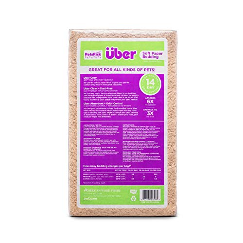 PETSPICK Soft Paper Pet Bed for Small Animals 28 L, Natural, 10 x 23 x 41 cm (L x W x H) - Image 4