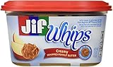 Jif, Whips, Whipped Creamy Peanut Butter, 15oz Tub (Pack of 4)