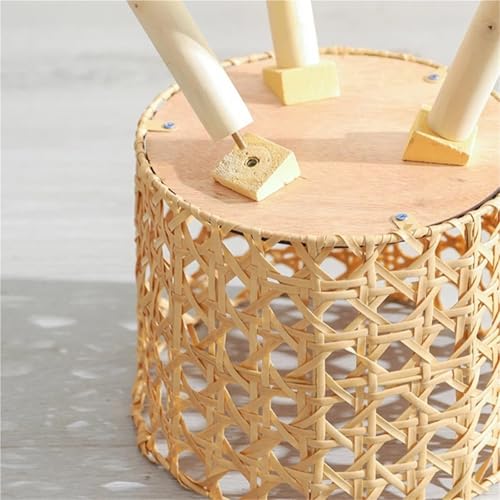 Cache-pot en rotin avec support pour plantes d'intérieur et fleurs - 6