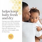Burt's Bees Baby Dusting Powder, Talc Free and Hypoallergenic for Safe and Gentle Comfort, 100% Natural Origin, Pediatrician Tested, 7.5 Oz - Image 5