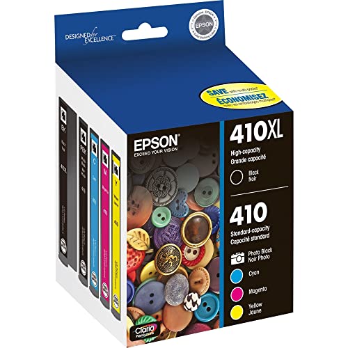 image for EPSON 410 Claria Premium Ink High Capacity Black & Standard Color Cart