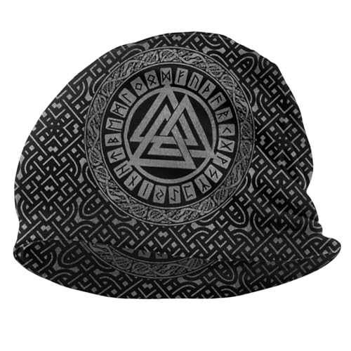 Bonnet Valknut imprimé 3D et mythologie nordique pour homme et femme