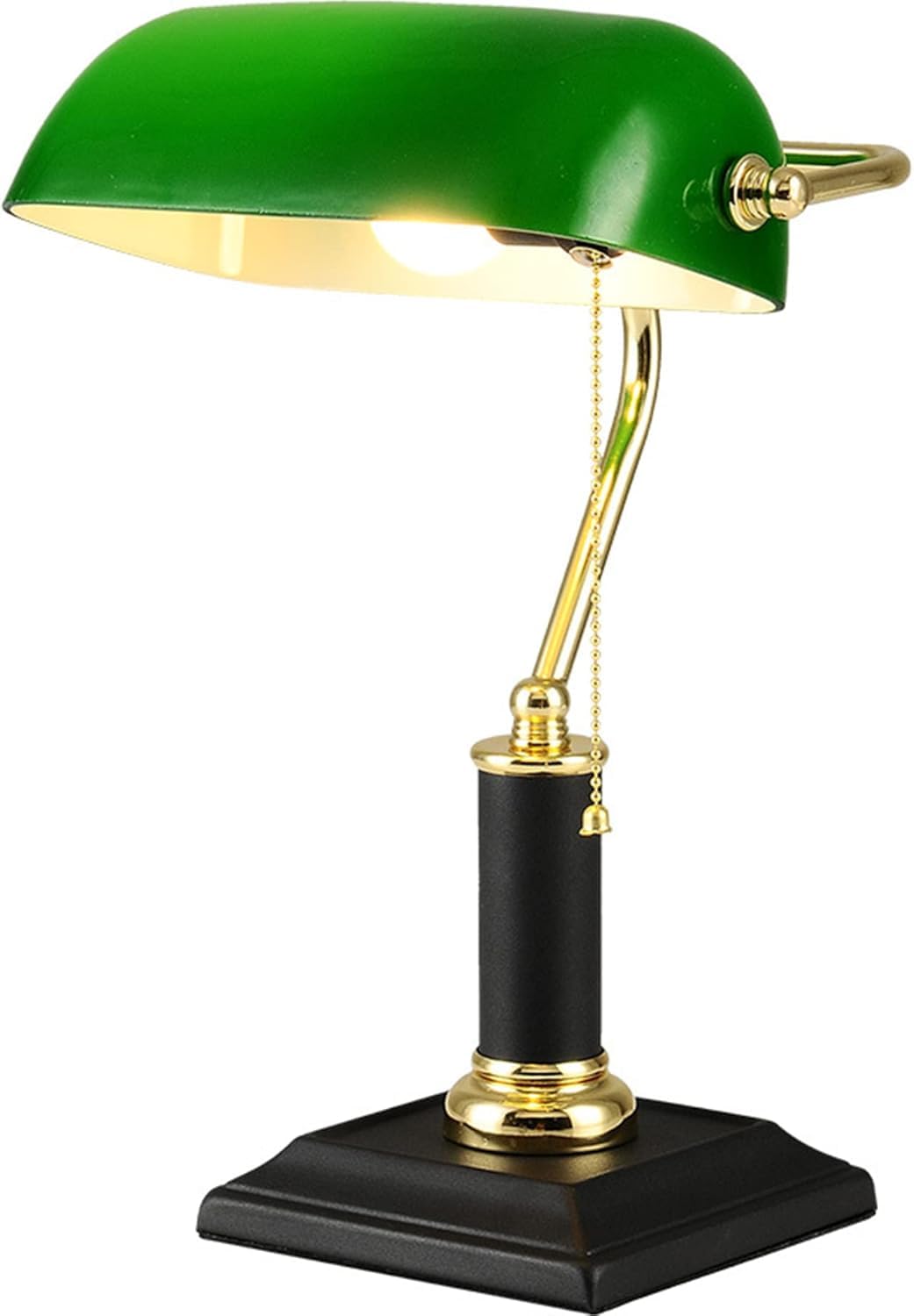 Lampe de bureau Bankers verte pour créer un coin lecture cosy