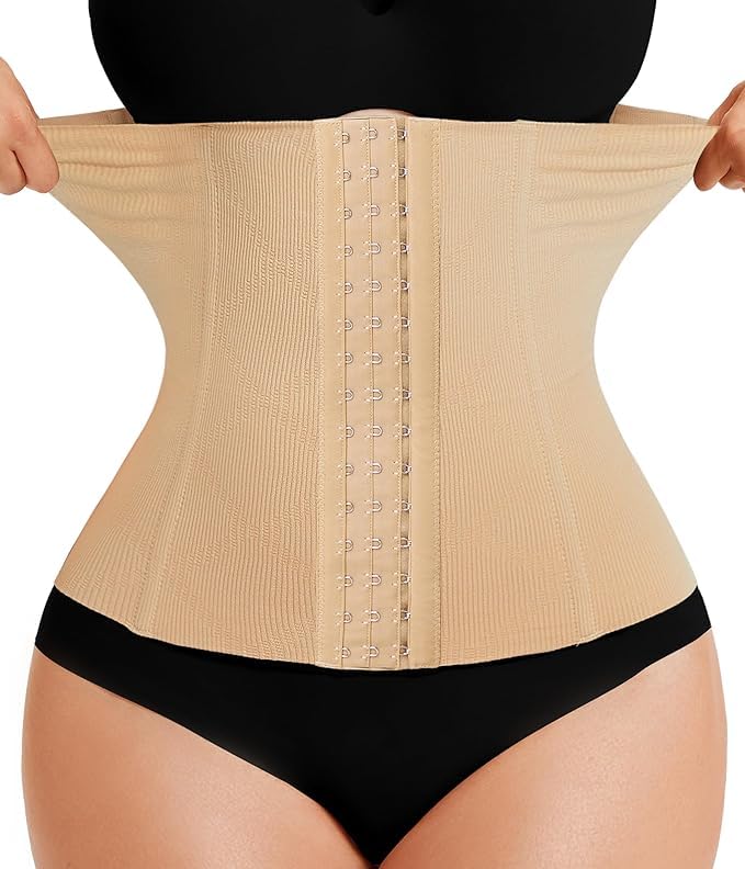 fabluk Women’s Seamless Tummy Control Belt | Stretchable Cotton Shapewear for Waist Slimming, Postpartum Recovery-picture-3