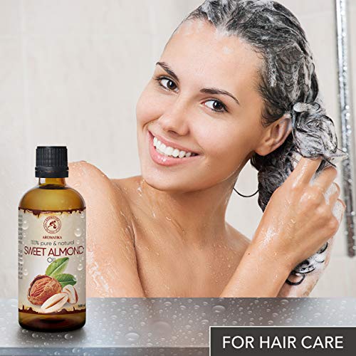 Amandelolie 100 ml, 100% puur natuurlijke basisolie - dragerolie - rijk aan mineralen & vitamines voor intensieve… - Image 8